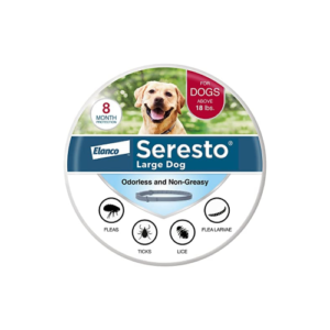 Seresto Flea Collar for Large Dogs | 8 Months Protection | Vet-Recommended